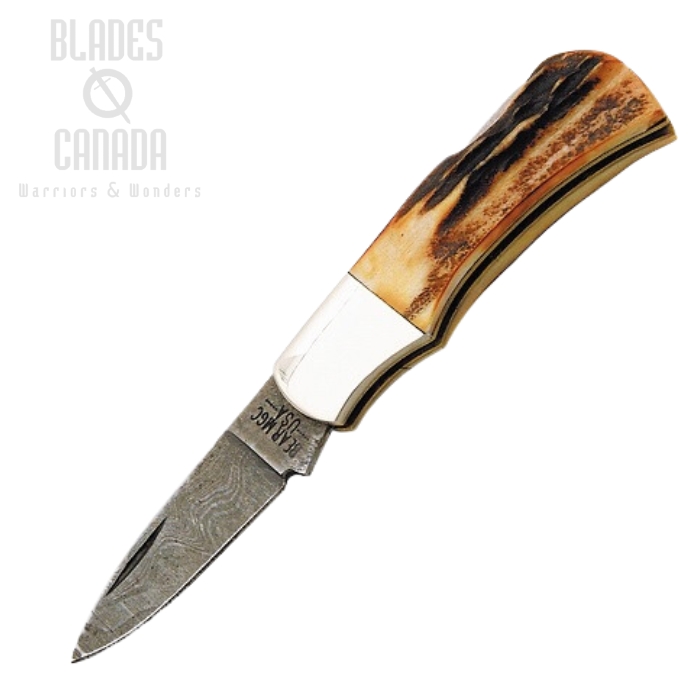 Bear & Son 540D Mini Executive Stag Bone Damascus